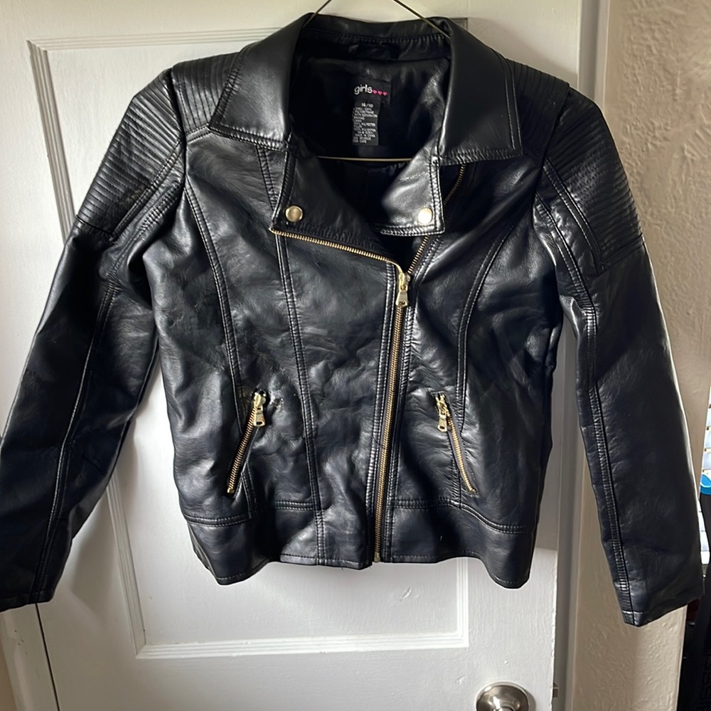 Girls leather jacket